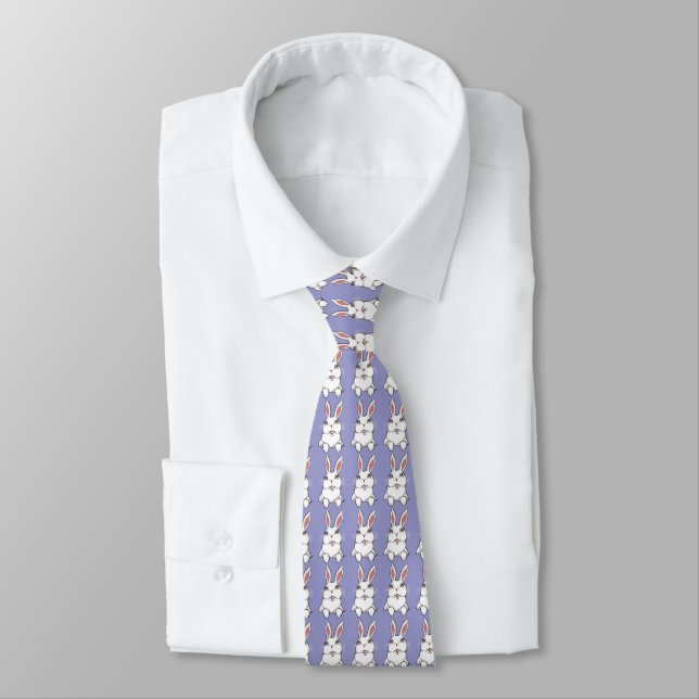 Easter Tie Easter Bunny Art Necktie Easter Gifts Krawatte (Gebunden)