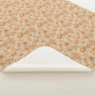 Easter Toile de Jouy Eggs and Tulips Pattern Sherpadecke