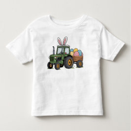 Easter Tractor Kleinkind T-shirt