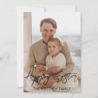 Easter, Vaterfamilie Kalligrafisches Foto