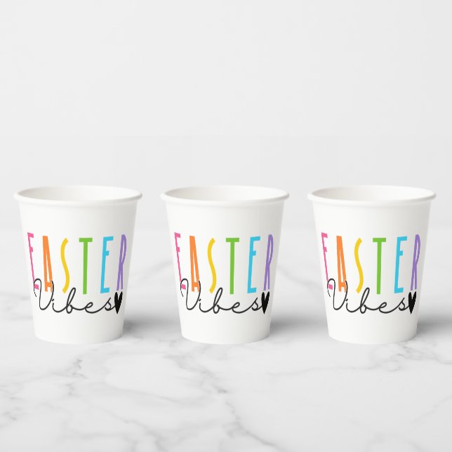 Easter Vibes Pappbecher (Multi)