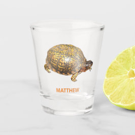 Eastern Box Turtle Foto Personalisiert Schnapsglas
