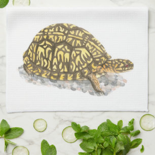 Eastern Box Turtle Kitetücher Geschirrtuch