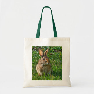 Eastern cottontail rabbit tragetasche