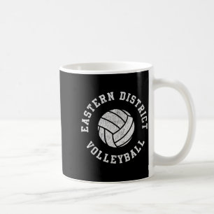 Eastern District Volleyball Retro Distressed Team Kaffeetasse