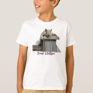 Eastern Gray Eichhörnchen Just Chillin' Funny T -  T-Shirt