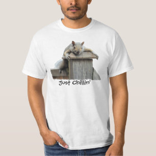 Eastern Gray Eichhörnchen Just Chillin' Funny T - T-Shirt
