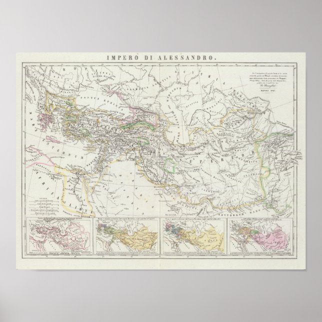 Eastern Hemisphere World Map Poster (Vorne)