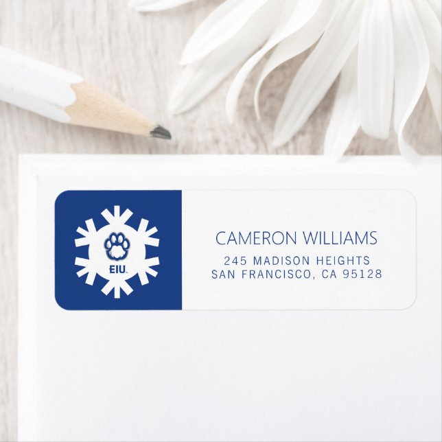 Eastern Illinois Panthers Paw Print & EIU (Insitu)