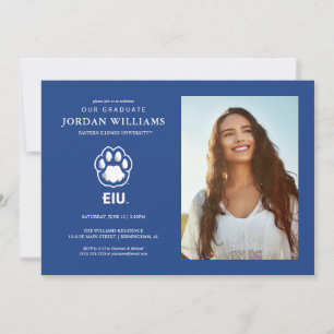 Eastern Illinois Panthers Paw Print & EIU Ankündigung