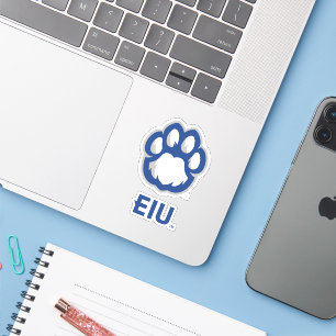 Eastern Illinois Panthers Paw Print & EIU Aufkleber