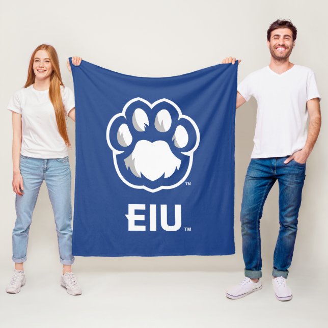 Eastern Illinois Panthers Paw Print & EIU Fleecedecke (Beispiel)