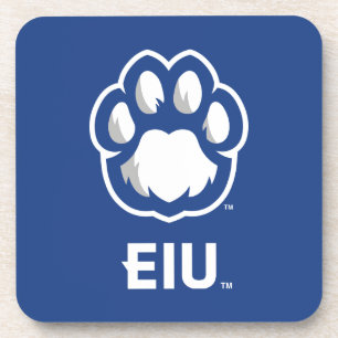 Eastern Illinois Panthers Paw Print & EIU Getränkeuntersetzer