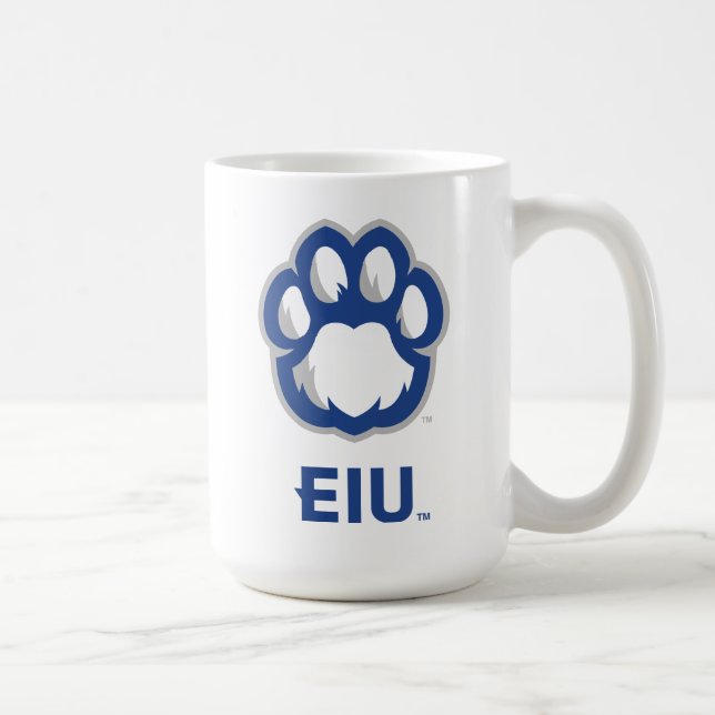 Eastern Illinois Panthers Paw Print & EIU Kaffeetasse (Rechts)