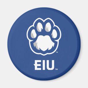 Eastern Illinois Panthers Paw Print & EIU Magnet