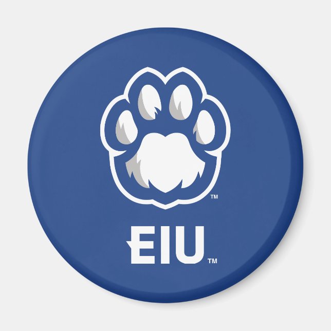 Eastern Illinois Panthers Paw Print & EIU Magnet (Vorne)