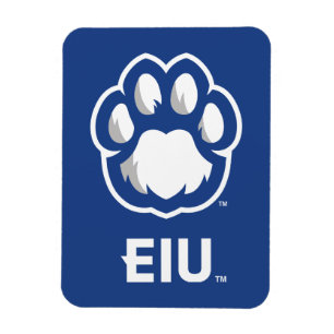 Eastern Illinois Panthers Paw Print & EIU Magnet