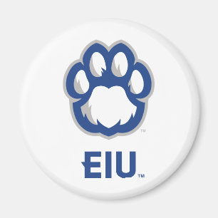 Eastern Illinois Panthers Paw Print & EIU Magnet