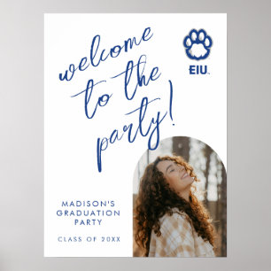 Eastern Illinois Panthers Paw Print & EIU Poster