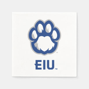 Eastern Illinois Panthers Paw Print & EIU Serviette