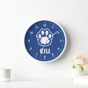 Eastern Illinois Panthers Paw Print & EIU Uhr