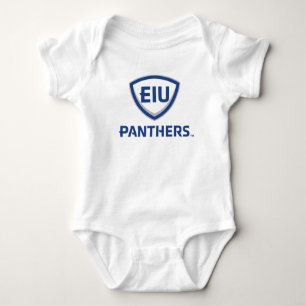 Eastern Illinois Panthers Schild & Wordmark-Logo Baby Strampler