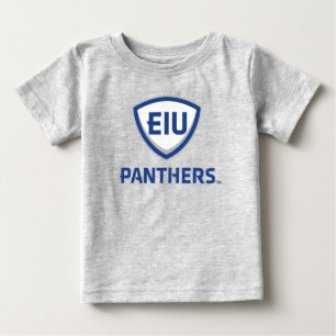 Eastern Illinois Panthers Schild & Wordmark-Logo Baby T-shirt