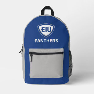 Eastern Illinois Panthers Schild & Wordmark-Logo Bedruckter Rucksack