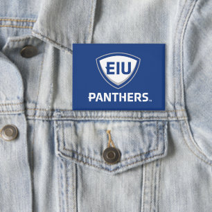 Eastern Illinois Panthers Schild & Wordmark-Logo Button
