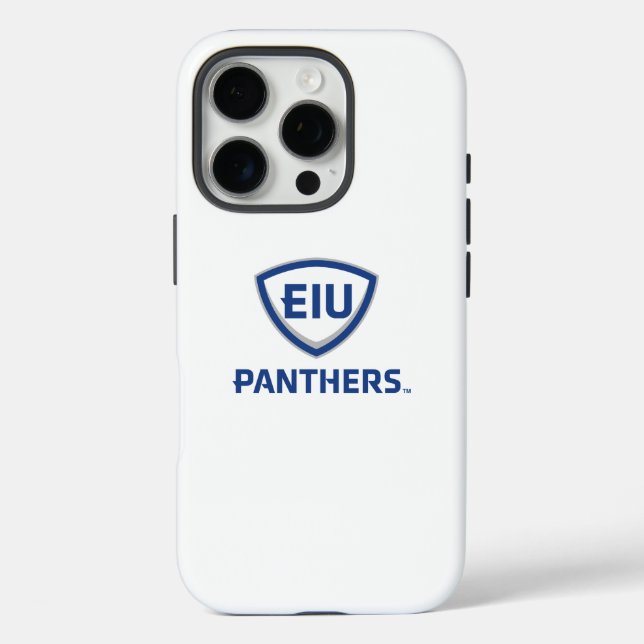 Eastern Illinois Panthers Schild & Wordmark-Logo Case-Mate iPhone Hülle (Rückseite)