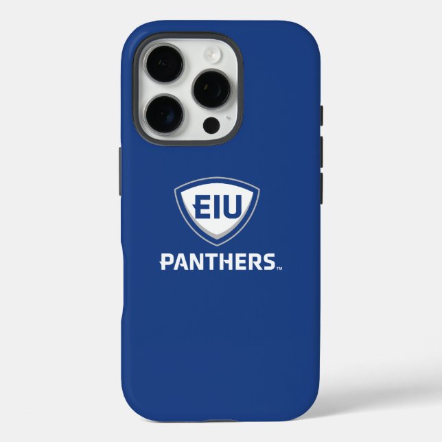 Eastern Illinois Panthers Schild & Wordmark-Logo Case-Mate iPhone Hülle (Rückseite)