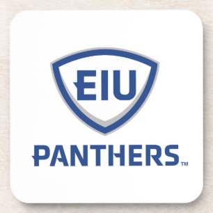Eastern Illinois Panthers Schild & Wordmark-Logo Getränkeuntersetzer
