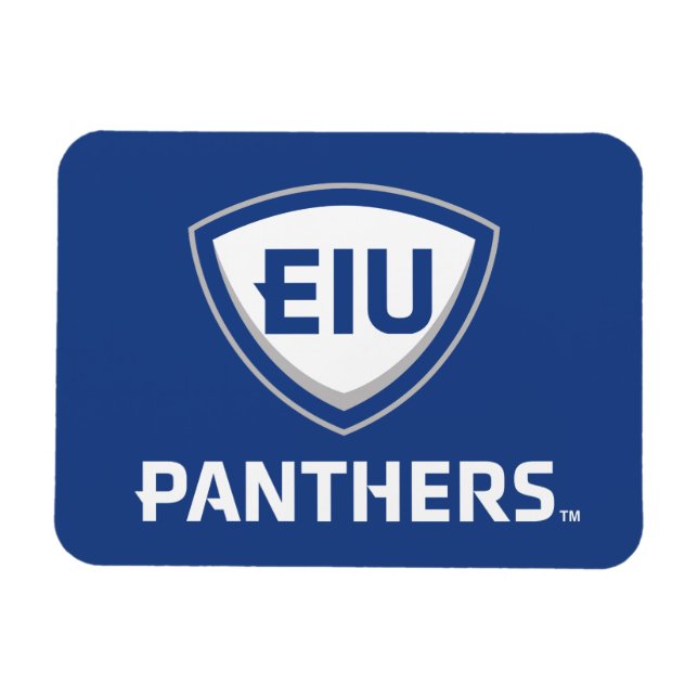 Eastern Illinois Panthers Schild & Wordmark-Logo Magnet (Horizontal)