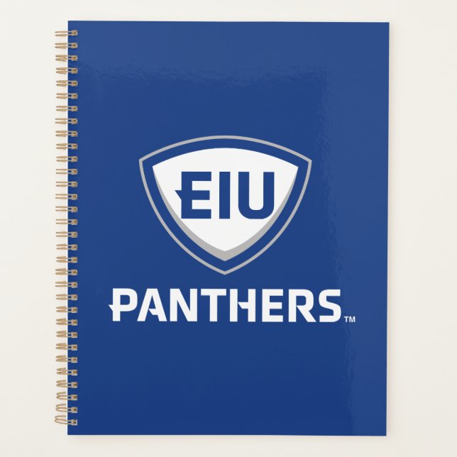 Eastern Illinois Panthers Schild & Wordmark-Logo Planer (Vorderseite)