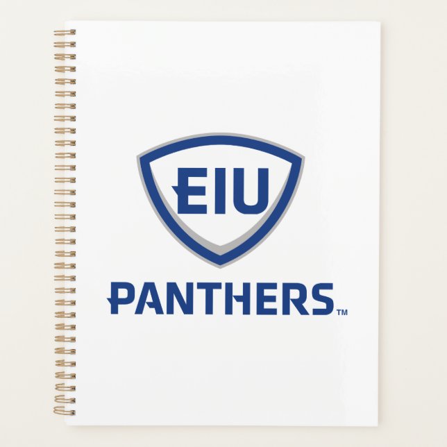 Eastern Illinois Panthers Schild & Wordmark-Logo Planer (Vorderseite)