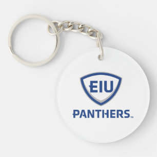 Eastern Illinois Panthers Schild & Wordmark-Logo Schlüsselanhänger