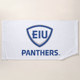 Eastern Illinois Panthers Schild & Wordmark-Logo Strandtuch