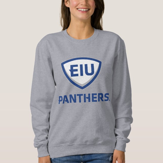 Eastern Illinois Panthers Schild & Wordmark-Logo Sweatshirt (Vorderseite)
