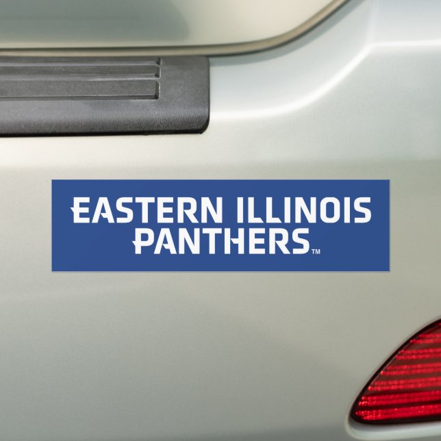 Eastern Illinois Panthers - Textlogo Autoaufkleber (Auf Auto)