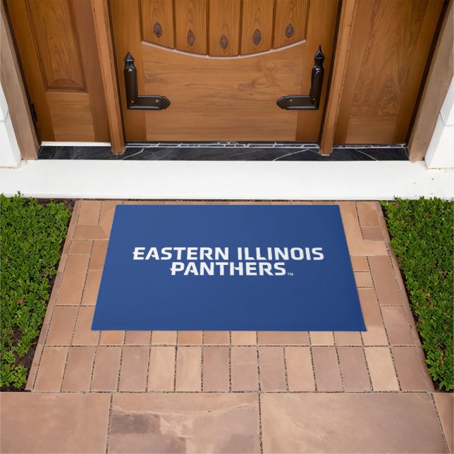 Eastern Illinois Panthers - Textlogo Fußmatte (Außenbereich)