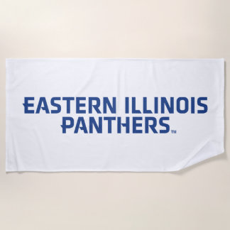 Eastern Illinois Panthers - Textlogo Strandtuch