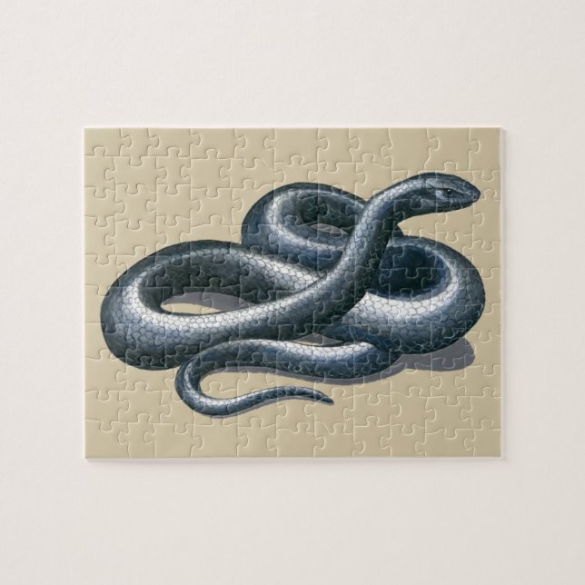 Eastern Indigo Snake Jigsaw Puzzle (Horizontal)