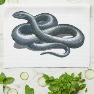Eastern Indigo Snake Kitchtuch Geschirrtuch