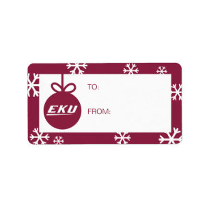 Eastern Kentucky Universität EKU Adressaufkleber