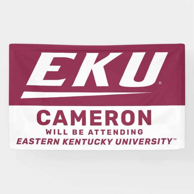 Eastern Kentucky Universität | EKU Banner (Horizontal)