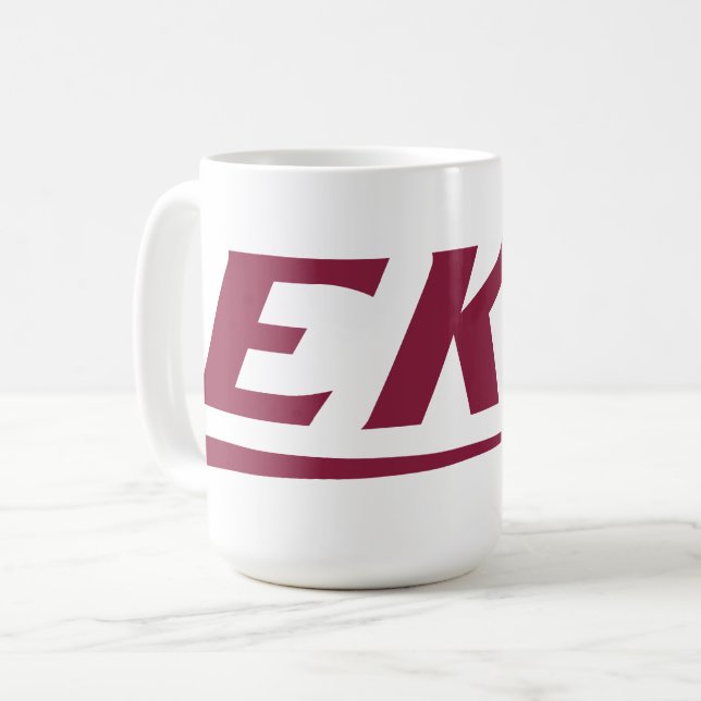 Eastern Kentucky Universität | EKU Kaffeetasse (Vorderseite Links)