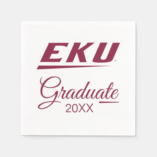 Eastern Kentucky Universität | EKU Serviette (Vorderseite)
