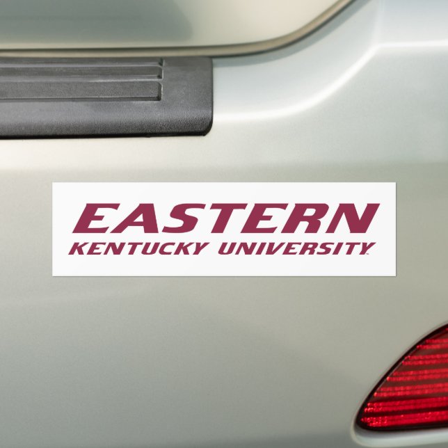 Eastern Kentucky University E Autoaufkleber (Auf Auto)