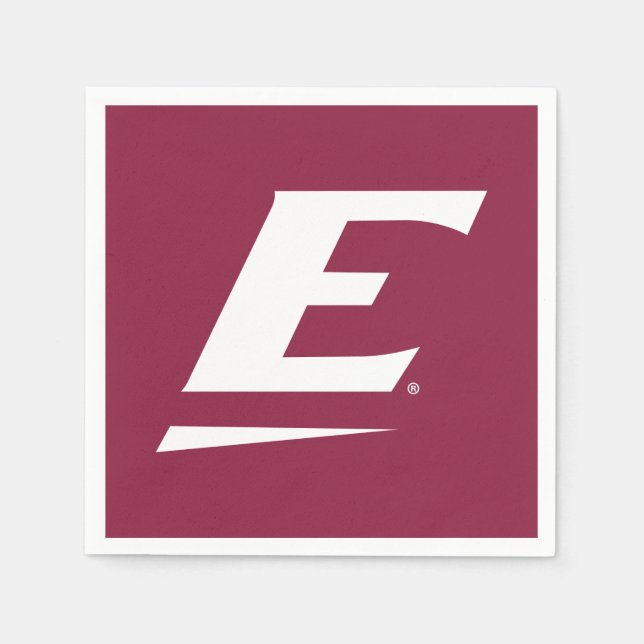 Eastern Kentucky University E Serviette (Vorderseite)
