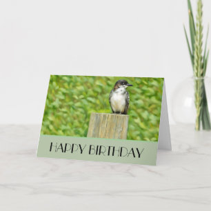 Eastern Kingbird - Geburtskarte Karte